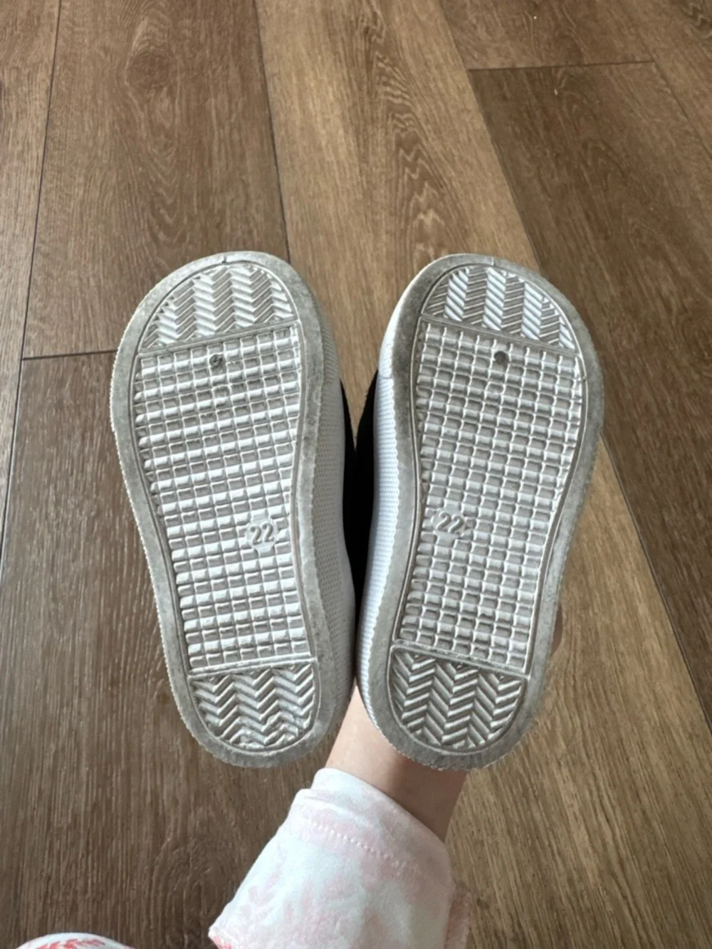 Toddler Black Canvas Slip-On Sneakers